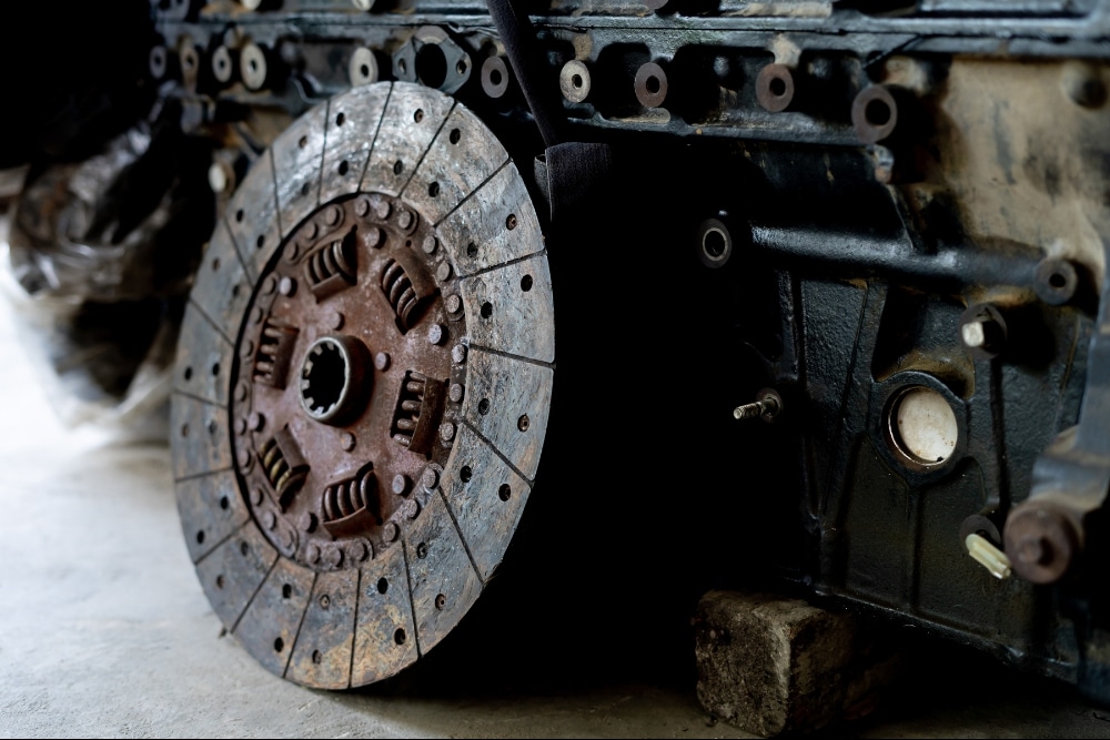 Clutch Repair in Lonsdale, MN At Lonsdale Auto Works. Close-up of a vehicle clutch.